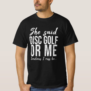 Disc Golf funny sports gift idea T-Shirt