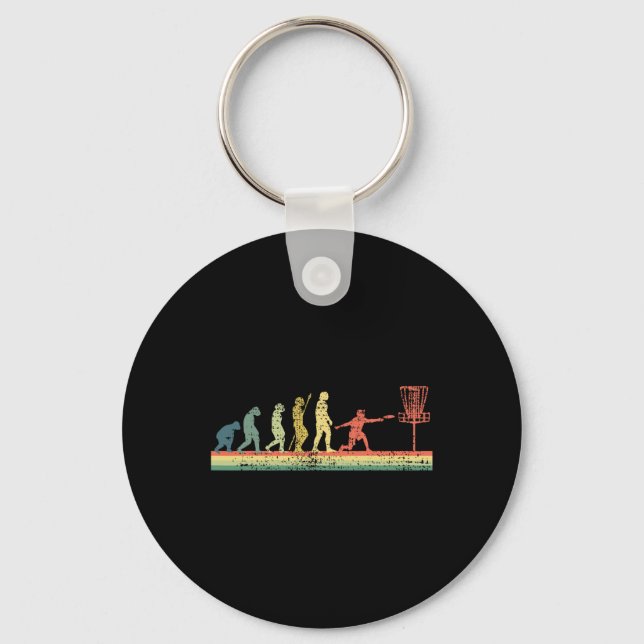 Disc Golf Funny Sports Gift  Key Ring (Front)