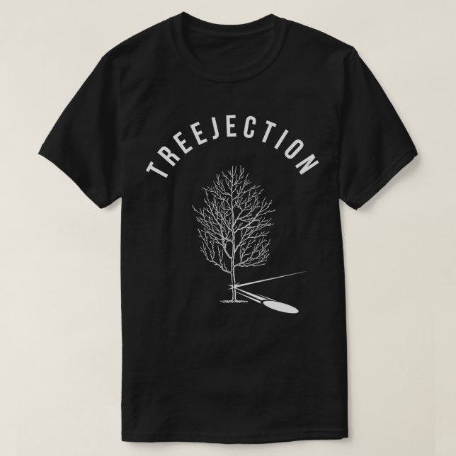 Disc Golf Funny Sports Tree Player Gift  T-Shirt (Design Front)