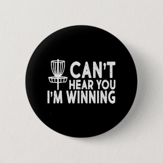 Disc Golf Funny Winner Champion 6 Cm Round Badge