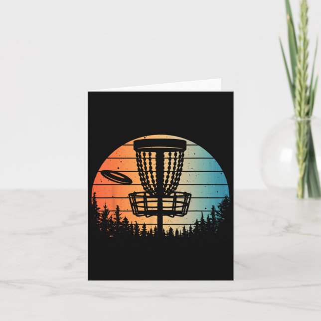 Disc Golf Gift Disc Golfer Stuff And Accessories F Card (Front)