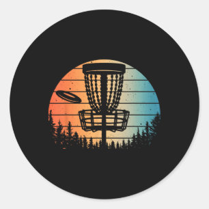 Disc Golf Gift Disc Golfer Stuff And Accessories F Classic Round Sticker