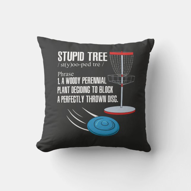 Disc Golf Gifts Cushion (Front)