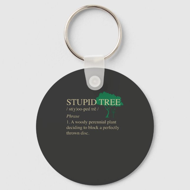 Disc Golf Gifts Key Ring (Front)