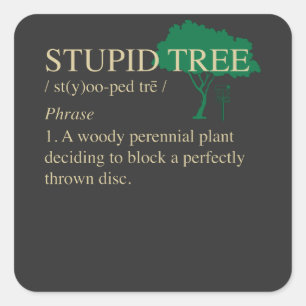 Disc Golf Gifts Square Sticker