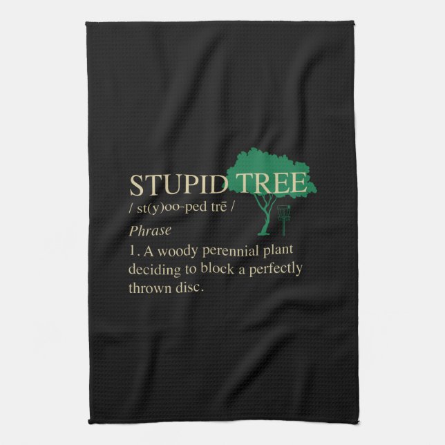 Disc Golf Gifts Tea Towel (Vertical)