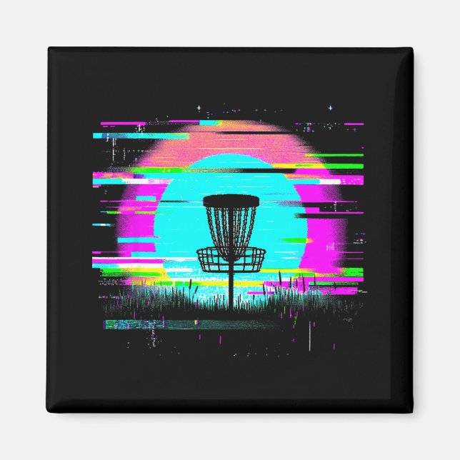 Disc Golf Glitch - Vintage Disc Golf Lover  Magnet (Front)