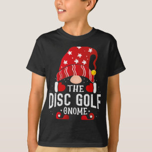 Disc Golf Gnome Matching Christmas Pjs For Family  T-Shirt