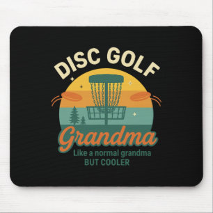 Disc Golf Grandma Putt Queen Arc Mouse Mat