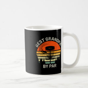 Disc Golf Grandpa Best Grandfather By Par Frisbee Coffee Mug