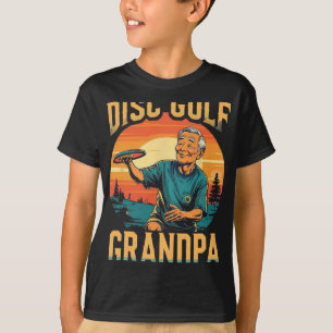 Disc Golf Grandpa – Funny Retro Sports Design For  T-Shirt