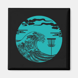 Disc Golf Graphic Art Fibonacci Wave Sket Way Of D Magnet