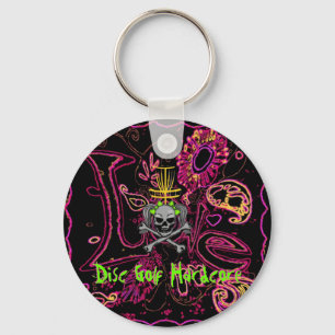 Disc Golf Hardcore Key Ring