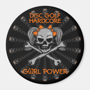 DISC GOLF HARDCORE MAGNET