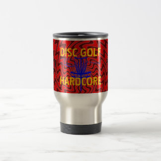 DISC GOLF HARDCORE TRAVEL MUG