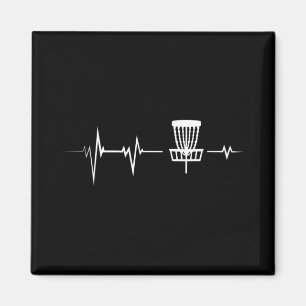 Disc Golf Heartbeat Frisbee Frolf Golf Sket Gift Magnet