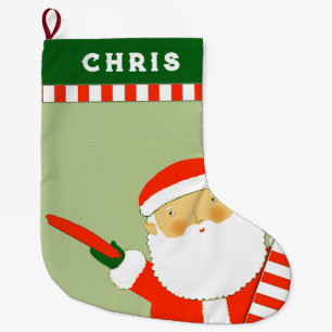 Disc Golf Holiday Gift Large Christmas Stocking
