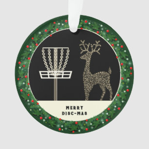 Disc Golf Holiday Gift Ornament