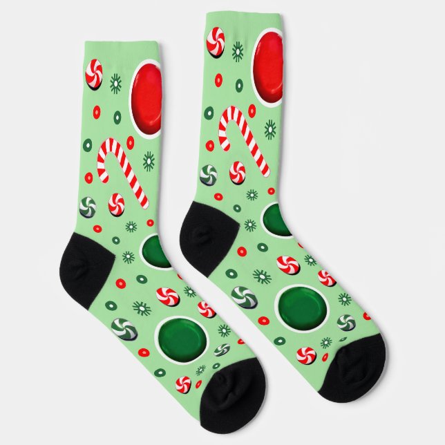 Disc Golf Holiday Gifts Socks (Right)