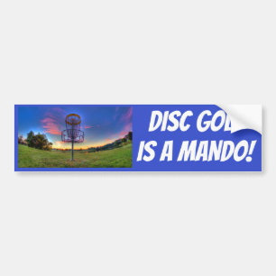 Disc Golf is a Mando! Sticker