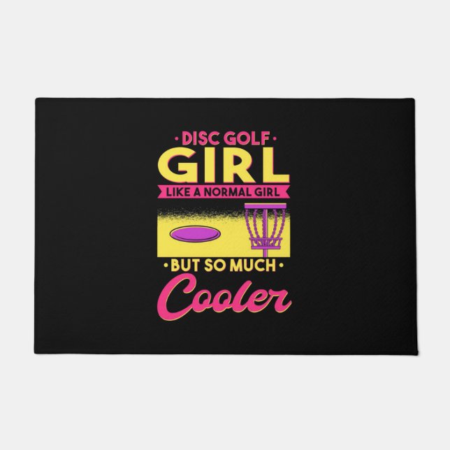 Disc Golf Is Cool Doormat (Front)
