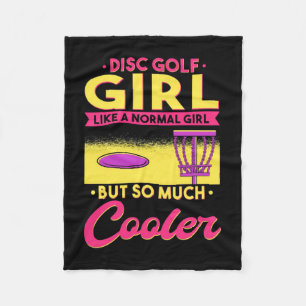Disc Golf Is Cool Fleece Blanket