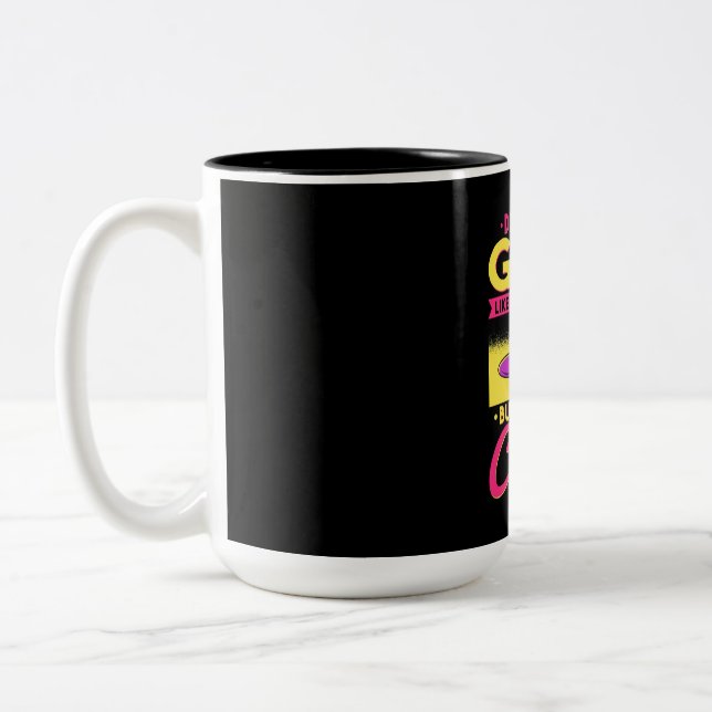 Disc Golf Is Cool Two-Tone Coffee Mug (Left)