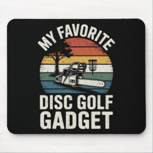 Disc Golf Joke My Favourite Disc Golf Gadget _1 Mouse Mat