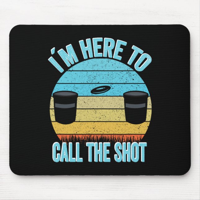 Disc Golf Kanjam I´m Here To Call The Shot Can Jam Mouse Mat (Front)