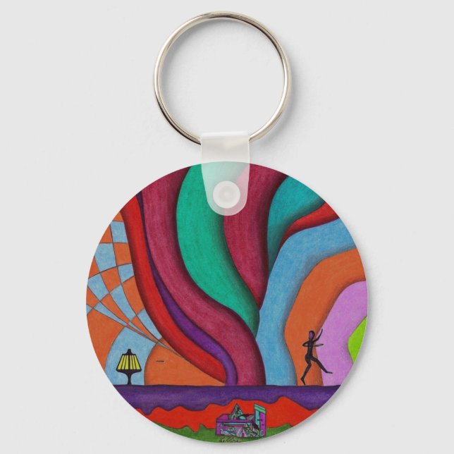 Disc Golf Key Chain - Bag Tag (Front)