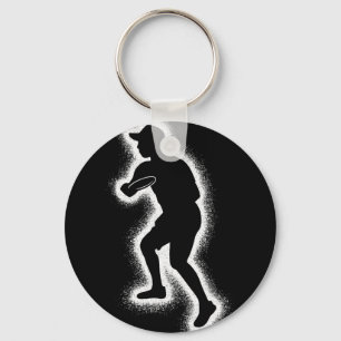 Disc Golf Kids Boys Men Disc Golfer Player Key Ring