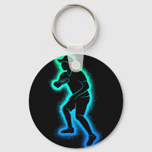 Disc Golf Kids Men Boys Disc Golfer Player  Key Ring