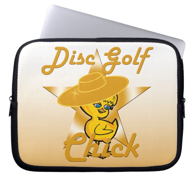 Disc Golf  Laptop Sleeve (Front)