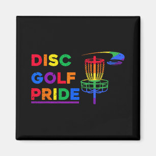 Disc Golf Lgbtq Rainbow Colour Gay Pride Month Lgb Magnet