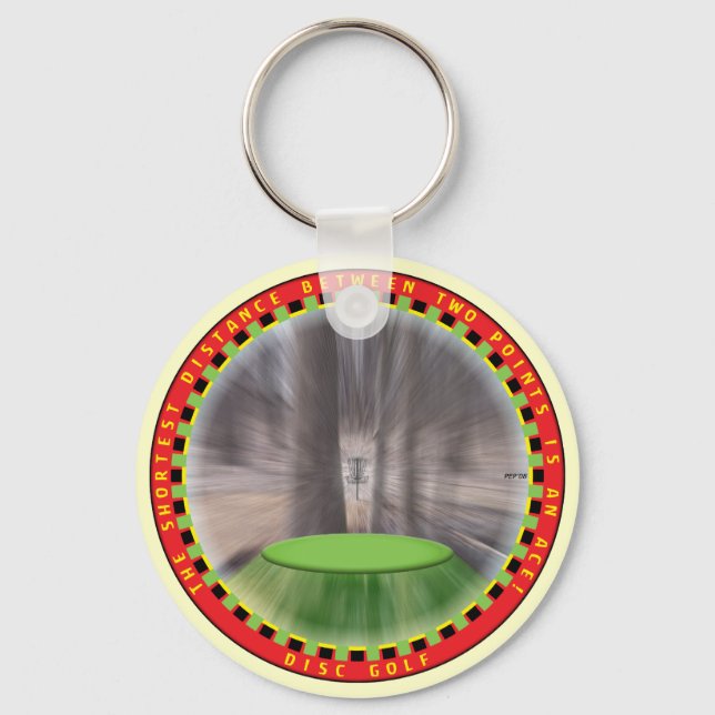 Disc Golf Logic #2 Key Ring (Front)