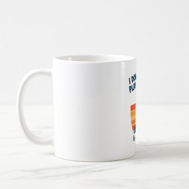 Disc Golf Lover T-Shirt Design Coffee Mug (Left)