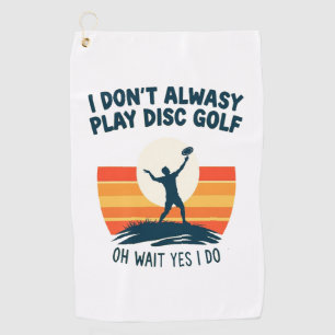 Disc Golf Lover T-Shirt Design Golf Towel