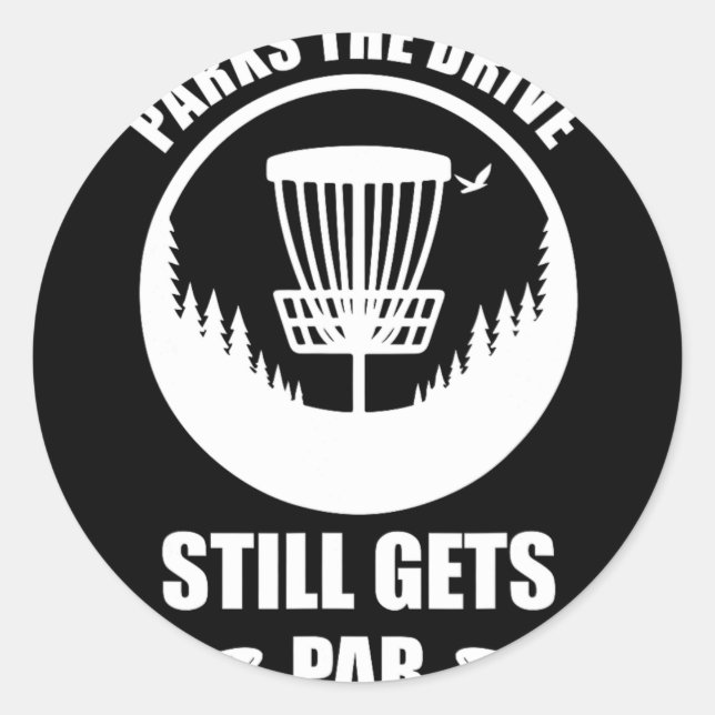 Disc Golf Meme - Funny Frisbee Golf Player I Disc  Classic Round Sticker (Front)