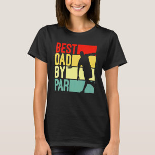 Disc Golf  Men  Best Dad By Par Disc Golf Vintage T-Shirt