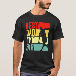Disc Golf  Men  Best Dad By Par Disk Golf Vintage T-Shirt