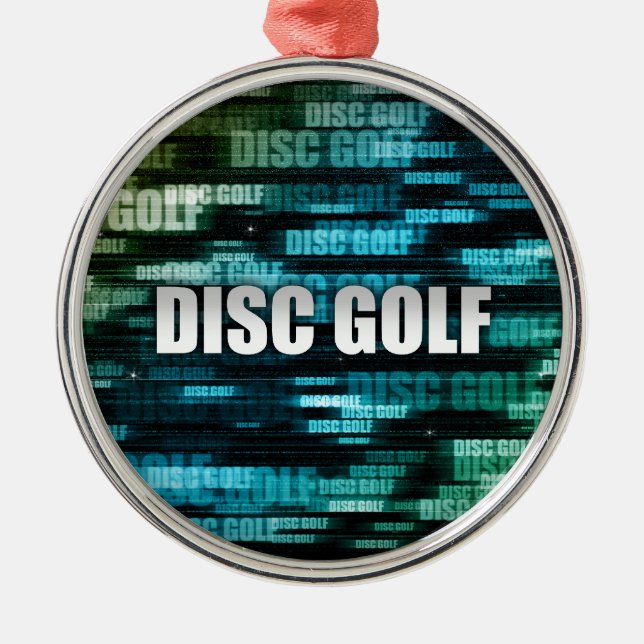 Disc Golf Metal Tree Decoration (Front)