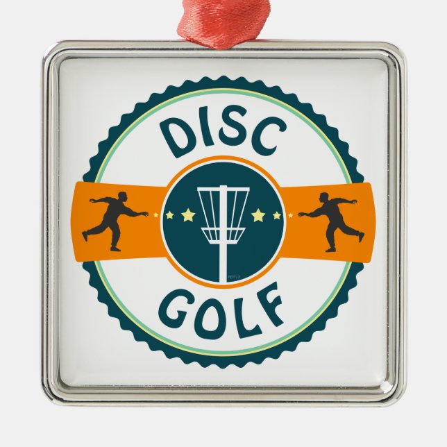 Disc Golf Metal Tree Decoration (Front)