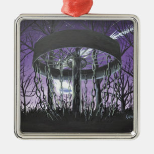 disc golf metal tree decoration