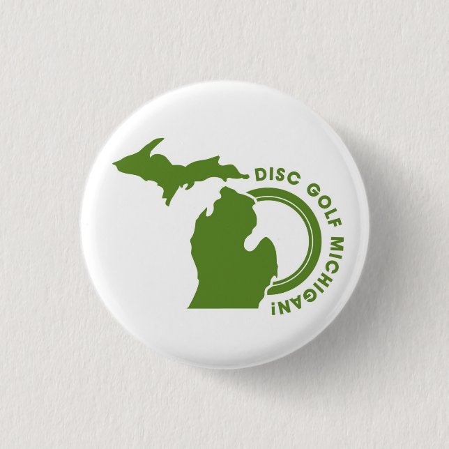 Disc Golf Michigan mini pins (Front)