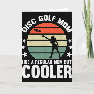 Disc Golf Mom Disc Golfing Mother Frisbee Golfer W Card