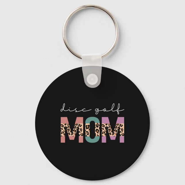 Disc Golf Mum Funny Golf Golfing Lovers Gift Mum L Key Ring (Front)