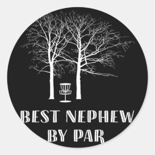 Disc Golf Nephew - Best Nephew By Par Classic Round Sticker