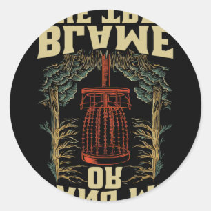 Disc Golf Outdoor Sport - Frisbee Golf _8 Classic Round Sticker