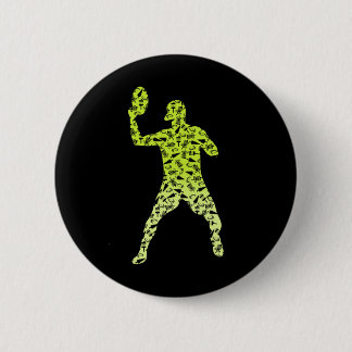 Disc Golf Pattern Player Gift For Who Loves Sport  6 Cm Round Badge