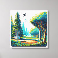 Disc Golf Pixel Art 